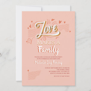 Ankündigung der Adoption der Liebe/Party