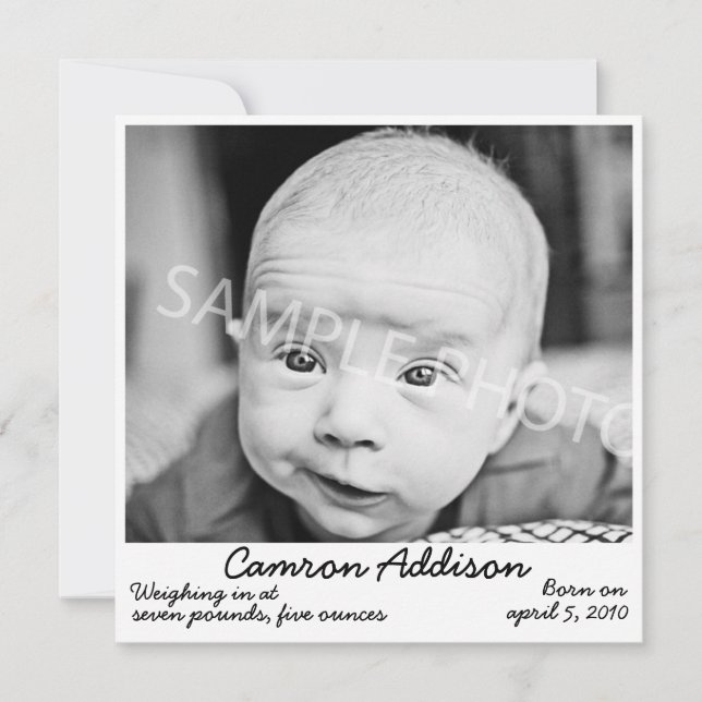 Ankündigung der Black Birth (Vorderseite)