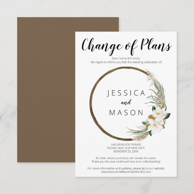 Ankündigung der Bohemischen KRIEGSKRIEGE (Vorne/Hinten)