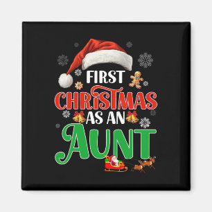 Ankündigung der ersten Weihnachten als Tante Match Magnet