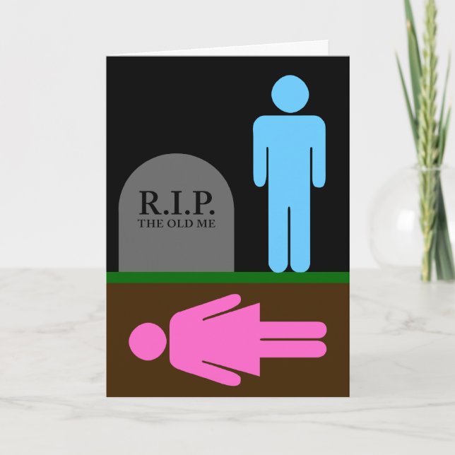 Ankündigung der Geschlechterumschichtung Operation (Vorderseite)