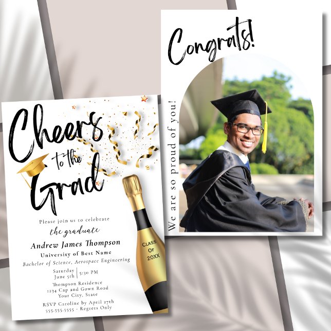 Ankündigung der Grad Graduation Party (Von Creator hochgeladen)