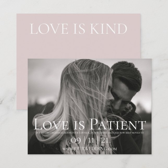 Ankündigung der Hochzeitsfeier für kundenspezifisc (Vorne/Hinten)