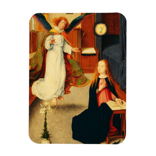 Ankündigung der Jungfrau Mary durch Gerard David Magnet (Vertikal)