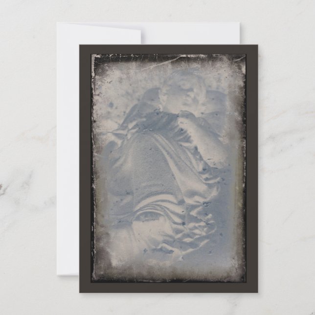 Ankündigung der Kindererbeerdigung - in liebevolle (Vorderseite)