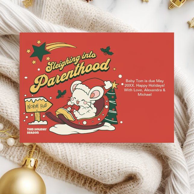 Ankündigung der Kinderschwangerschaft für moderne  (Von Creator hochgeladen)