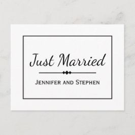 Ankündigung der Minimalistischen Black Just Eheira