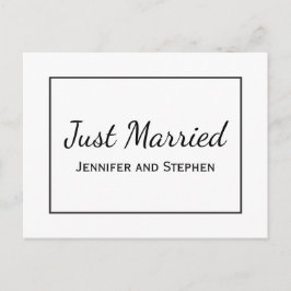 Ankündigung der Minimalistischen Black Just Eheira