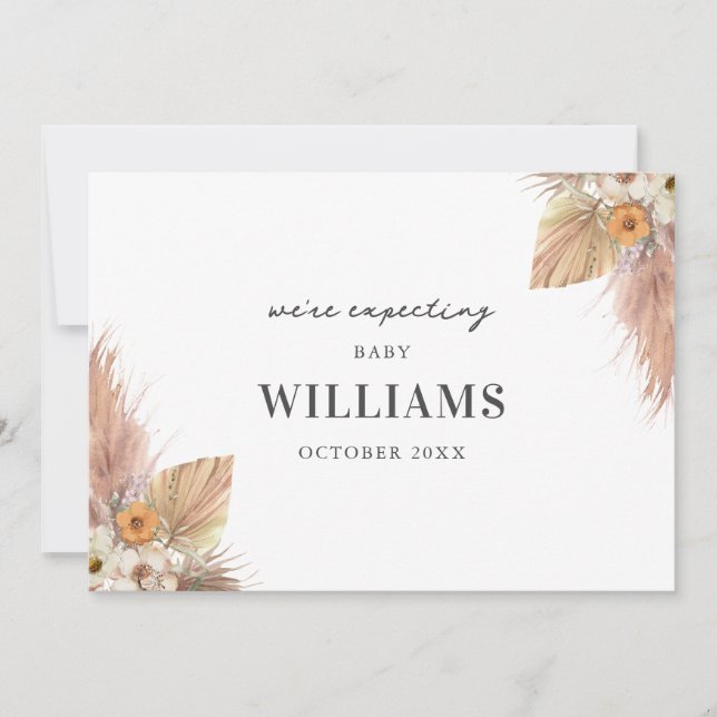 Ankündigung der Minimalistischen Schwangerschaft v (Vorderseite)