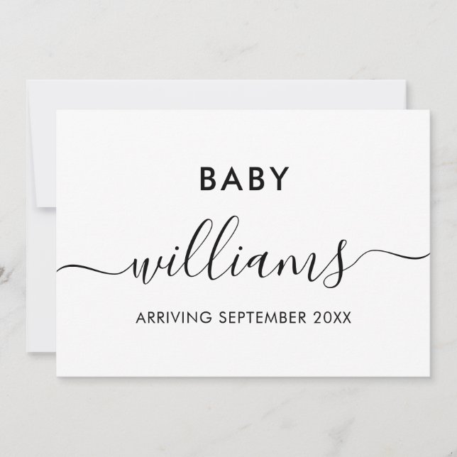 Ankündigung der modernen Schwangerschaft (Vorderseite)