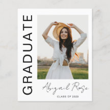 Ankündigung der modernen vertikalen Fotokarte 2023