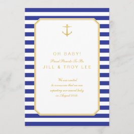 Ankündigung der Nautischen Marine und Gold-Schwang