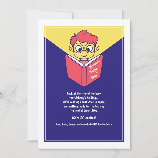 Ankündigung der neuen Baby Book Pregnancy (Vorderseite)