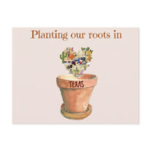 Ankündigung der neuen Zuhause in Texas