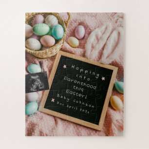 Ankündigung der Osterschwangerschaft Puzzle