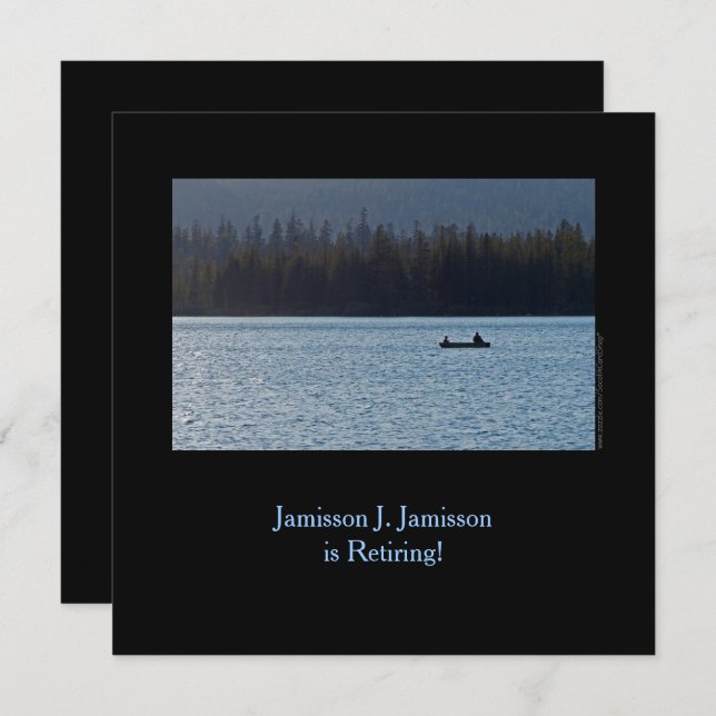 Ankündigung der Pensionierung, Fischer und Sohn am (Vorne/Hinten)