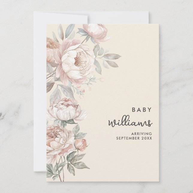 Ankündigung der Rose Bläserschwangerschaft der mod (Vorderseite)