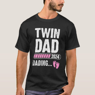 Ankündigung der Schwangerschaft 2024: Zwillingsbel T-Shirt