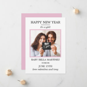 Ankündigung der Schwangerschaft im neuen Foto