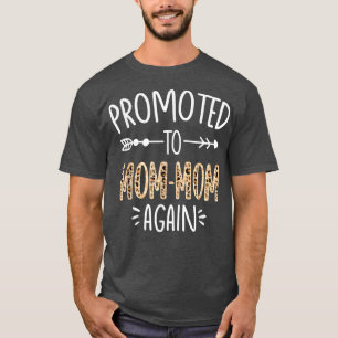 Ankündigung der Schwangerschaft Leopard bald MamaM T-Shirt