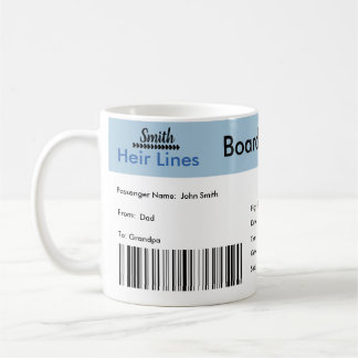 Ankündigung der Schwangerschaft mit Reisegesichtsp Kaffeetasse