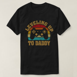 Ankündigung der Schwangerschaft von Daddy Gamer T-Shirt
