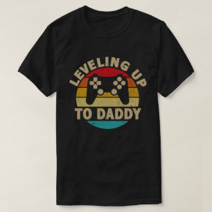 Ankündigung der Schwangerschaft von Daddy Gamer T-Shirt