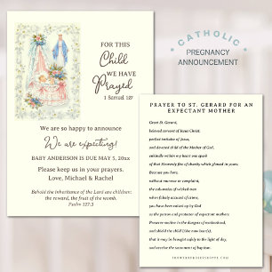 Ankündigung der Schwangerschaft von Jungen oder Mä