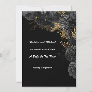 Ankündigung der Schwangerschaft von Schwarz und Go