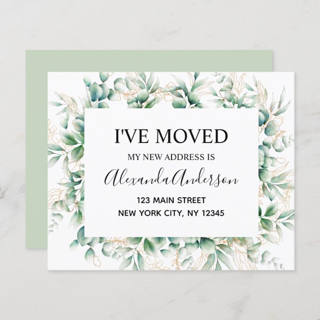 Ankündigung der Umstellung des Haushalts Eukalyptu (Vorne/Hinten)