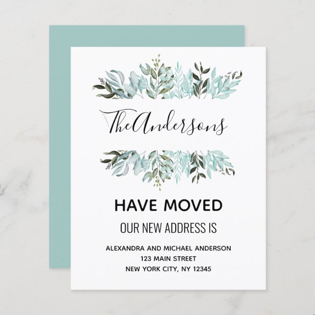 Ankündigung der Umstellung des Haushalts Eukalyptu (Vorne/Hinten)