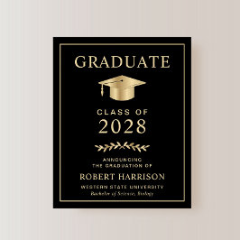 Ankündigung der Uni Black Gold Abschluss