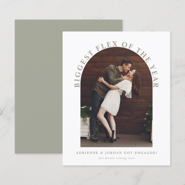 Ankündigung der Verlobung des Fotos "Bildende Land (Vorne/Hinten)