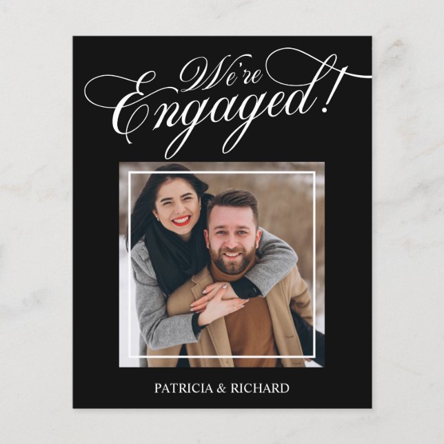 Ankündigung der Verlobung des Haushalts Save the D (Vorderseite)