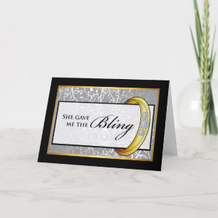 Ankündigung der Verlobung, Lesben, Bling