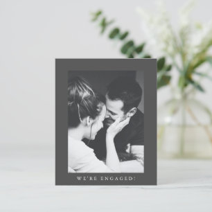 Ankündigung der Verlobung Minimalistisch 2 Foto