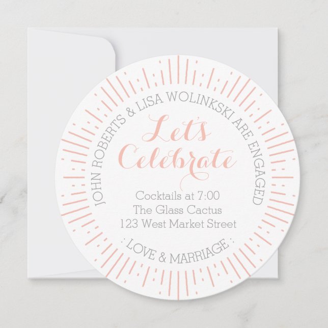 Ankündigung der Verlobung von Sternexplosionen (Vorderseite)