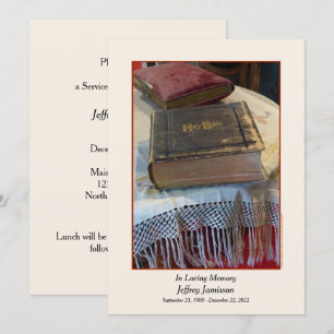 Ankündigung der Vintagen Bibelsammlung zum Gedenkd