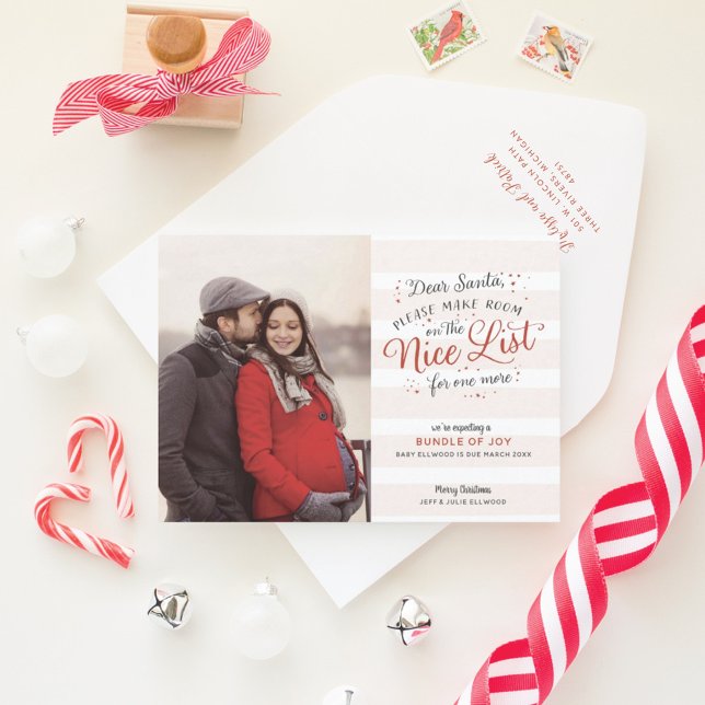 Ankündigung der Weihnachtsschwangerschaft in Nizza (Von Creator hochgeladen)