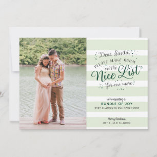 Ankündigung der Weihnachtsschwangerschaft in Nizza