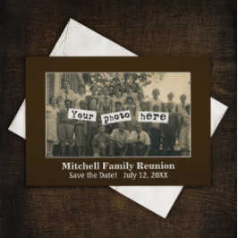 Ankündigung der Wiedersehen-Vorlage für Familienfo