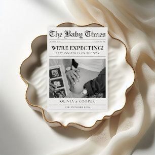 Ankündigung der Zeitungsschwangerschaft