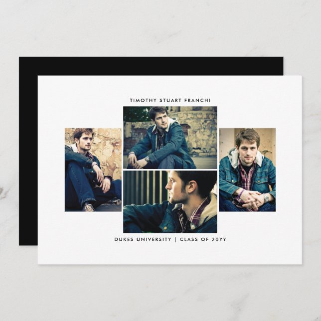 Ankündigung des 4-Foto-Abschlusses (Vorne/Hinten)