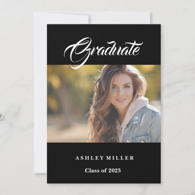 Ankündigung des Abschlusses (Vorderseite)