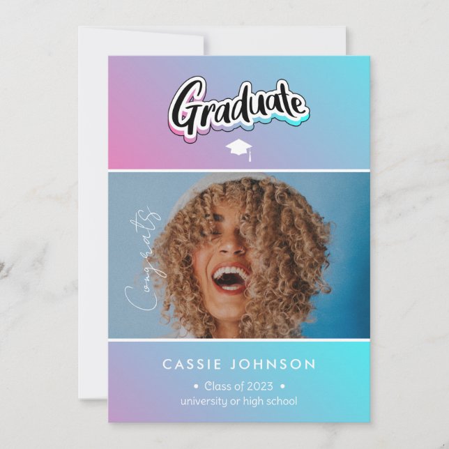 Ankündigung des Abschlusses (Vorderseite)