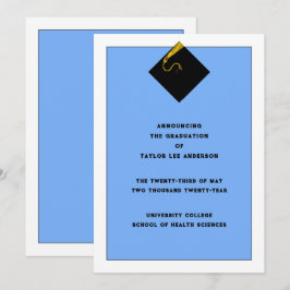 Ankündigung des Abschlusses