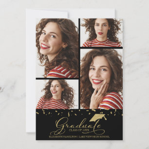 Ankündigung des Abschlusses an der High School 4 F