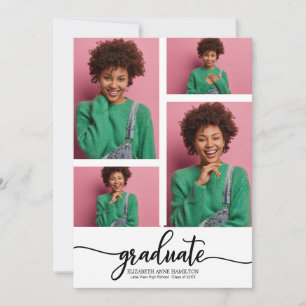 Ankündigung des Abschlusses an der High School 4 F