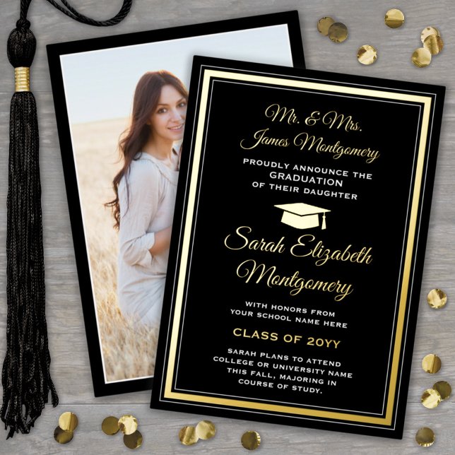 Ankündigung des Abschlusses "Black, White & Foil"- (Von Creator hochgeladen)