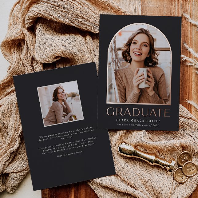 Ankündigung des Abschlusses "Classic Foil Arch Fot (Von Creator hochgeladen)